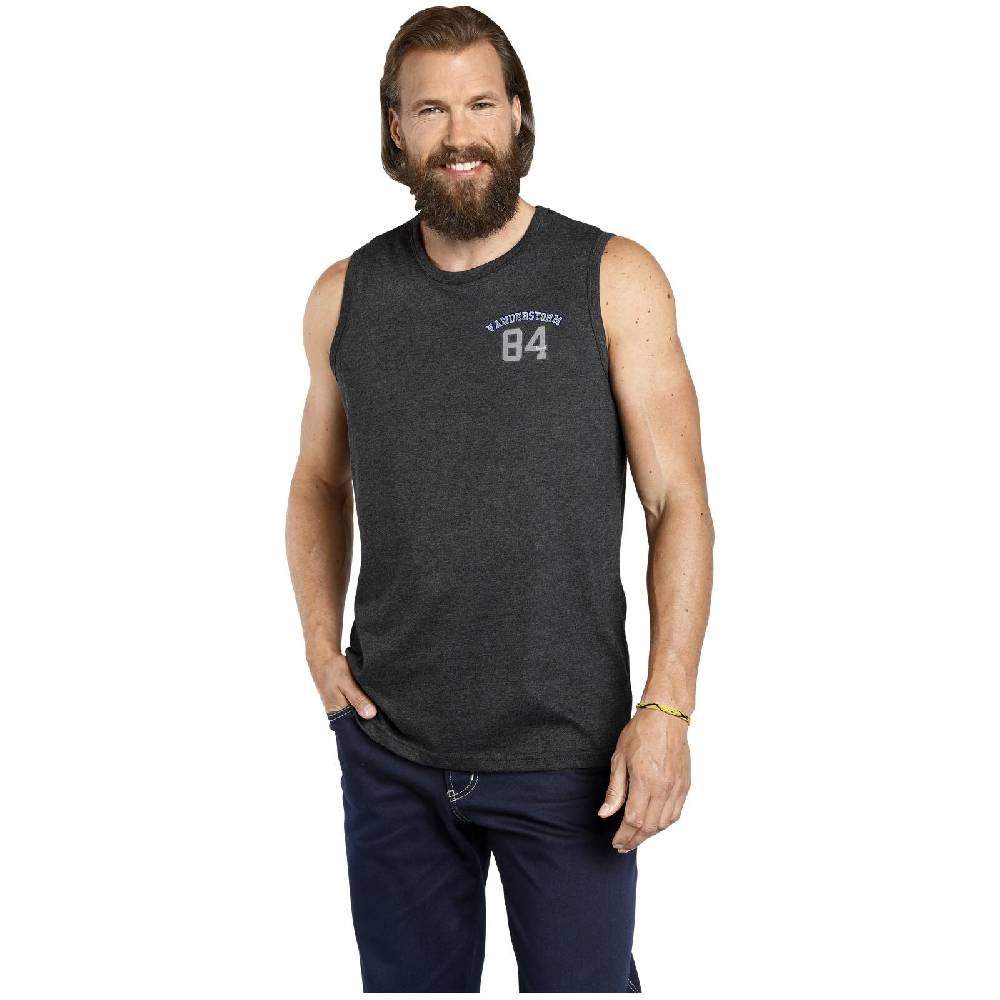 Jan Vanderstorm Doppelpack Tanktop PORO blau grau Rabatte dieses Monats