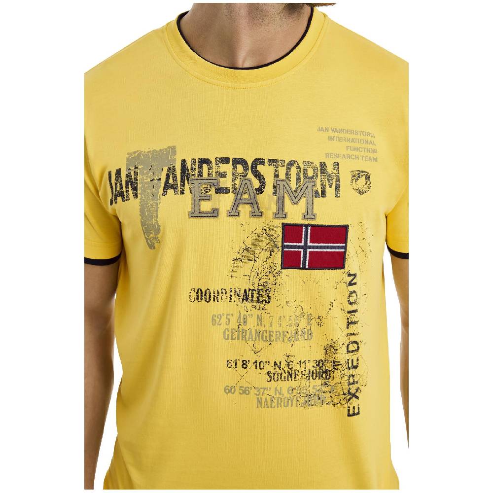 Jan Vanderstorm T-Shirt SÖLVE gelb Angebote