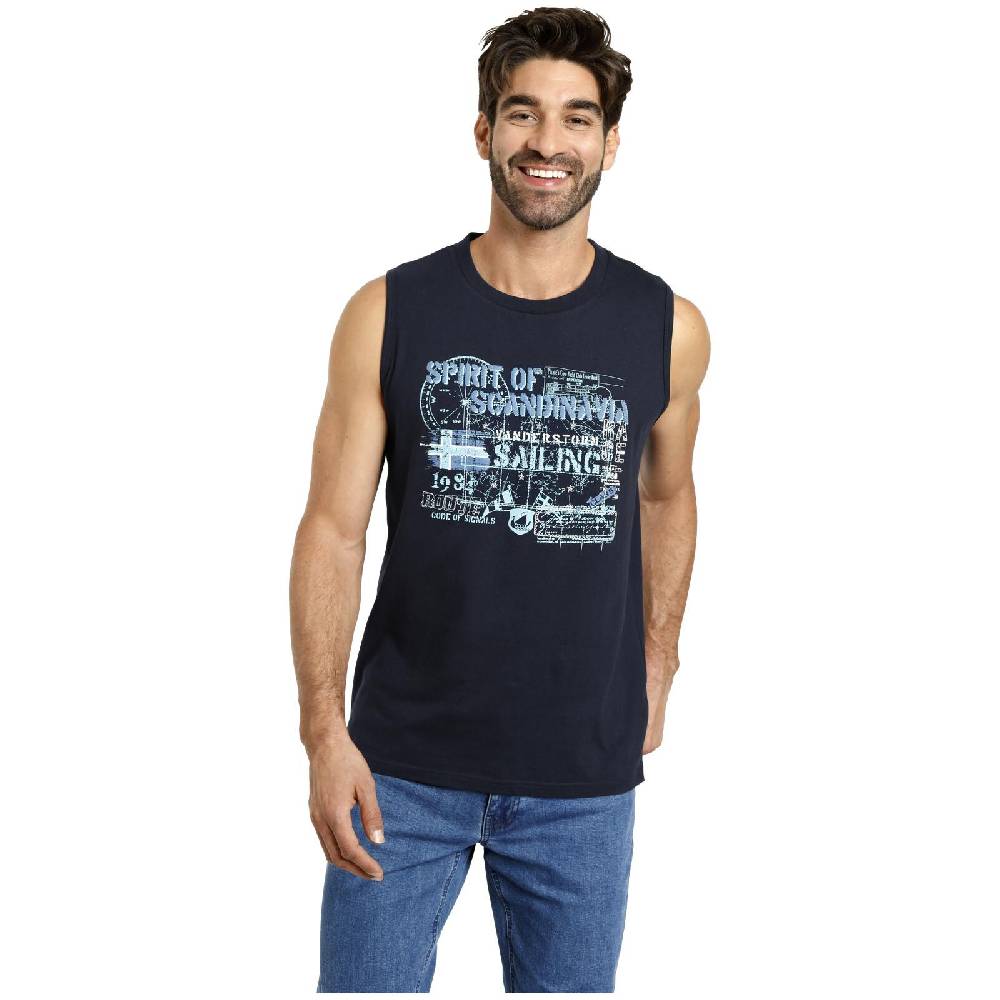 Jan Vanderstorm Doppelpack Tanktop LENNY blau Hotsell