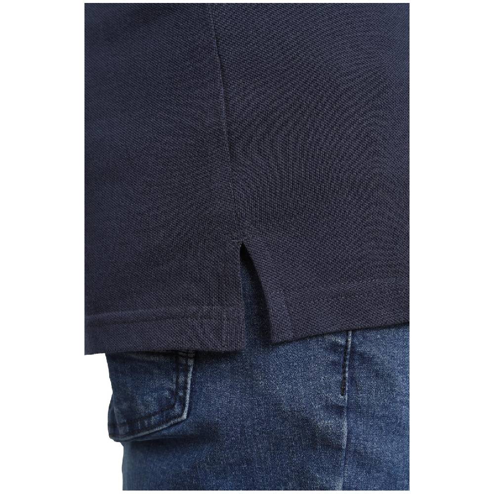 Jan Vanderstorm Poloshirt LAVRANS dunkelblau Fabrikverkauf