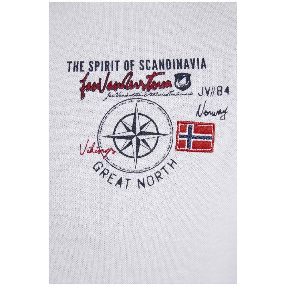 Jan Vanderstorm Poloshirt DILAN weiß Rabatt