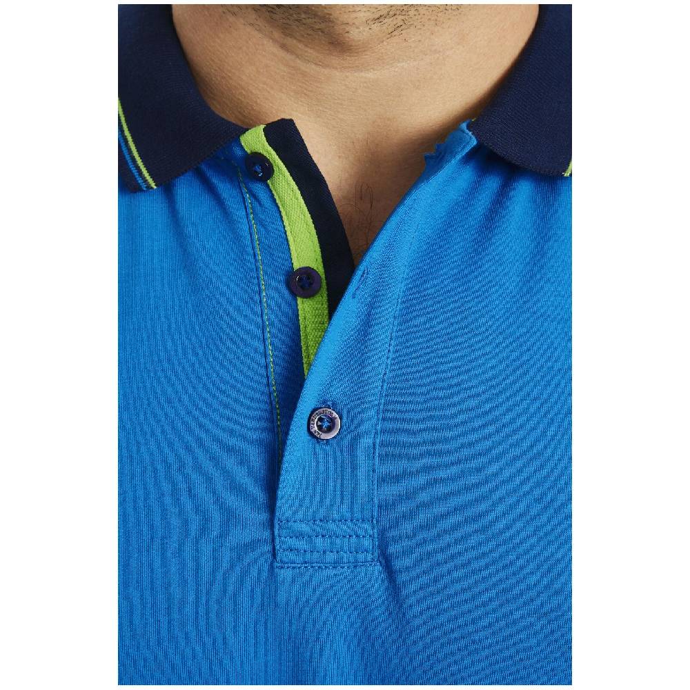 Jan Vanderstorm Poloshirt TOTTE royal blau Versandkostenfrei