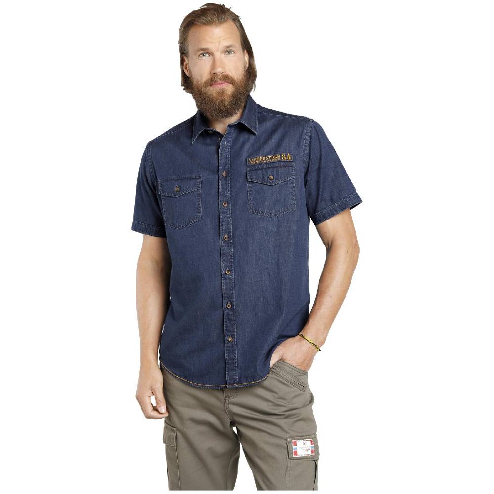 Jan Vanderstorm Jeanshemd JOAR blau Flash Sale