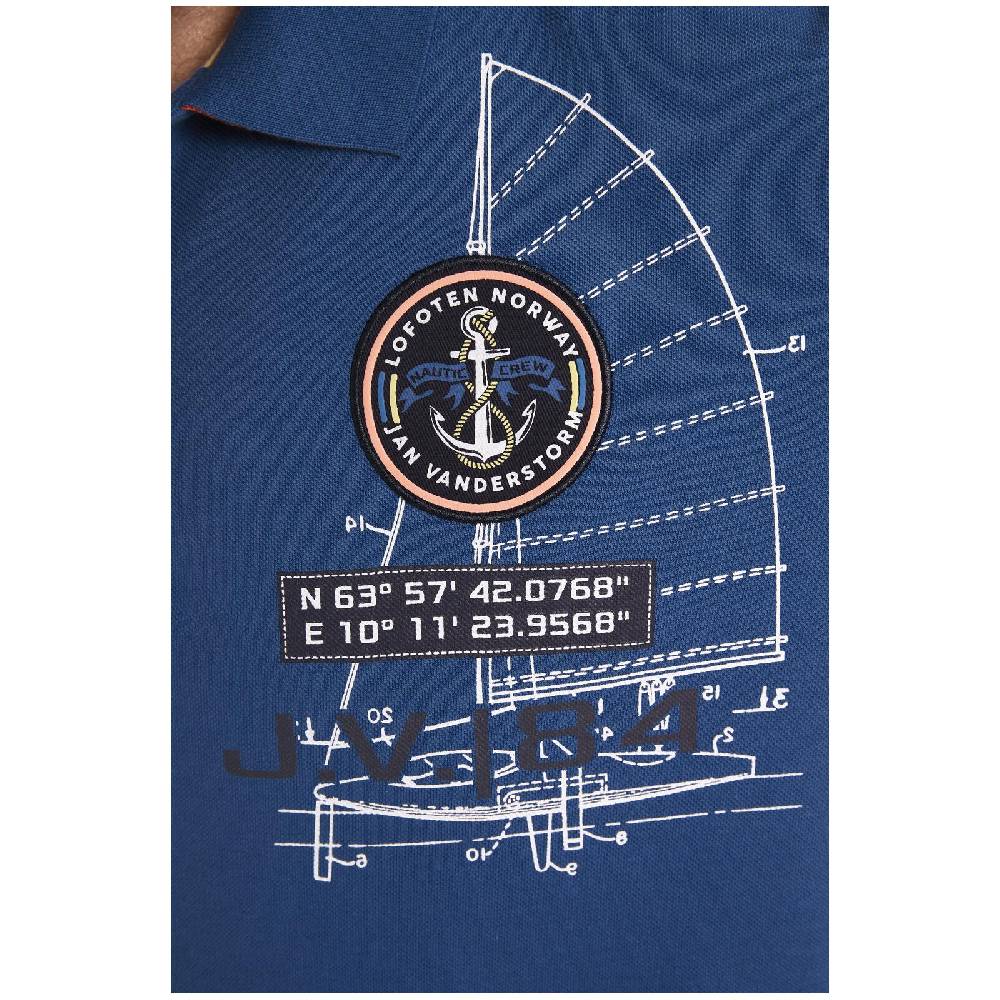 Jan Vanderstorm Poloshirt NICCO royal blau Online Shopping