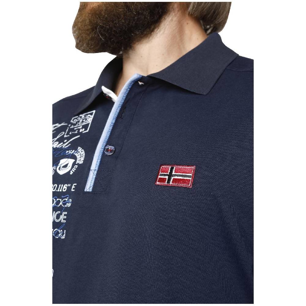 Jan Vanderstorm Poloshirt JANO dunkelblau Saisonschlussverkauf
