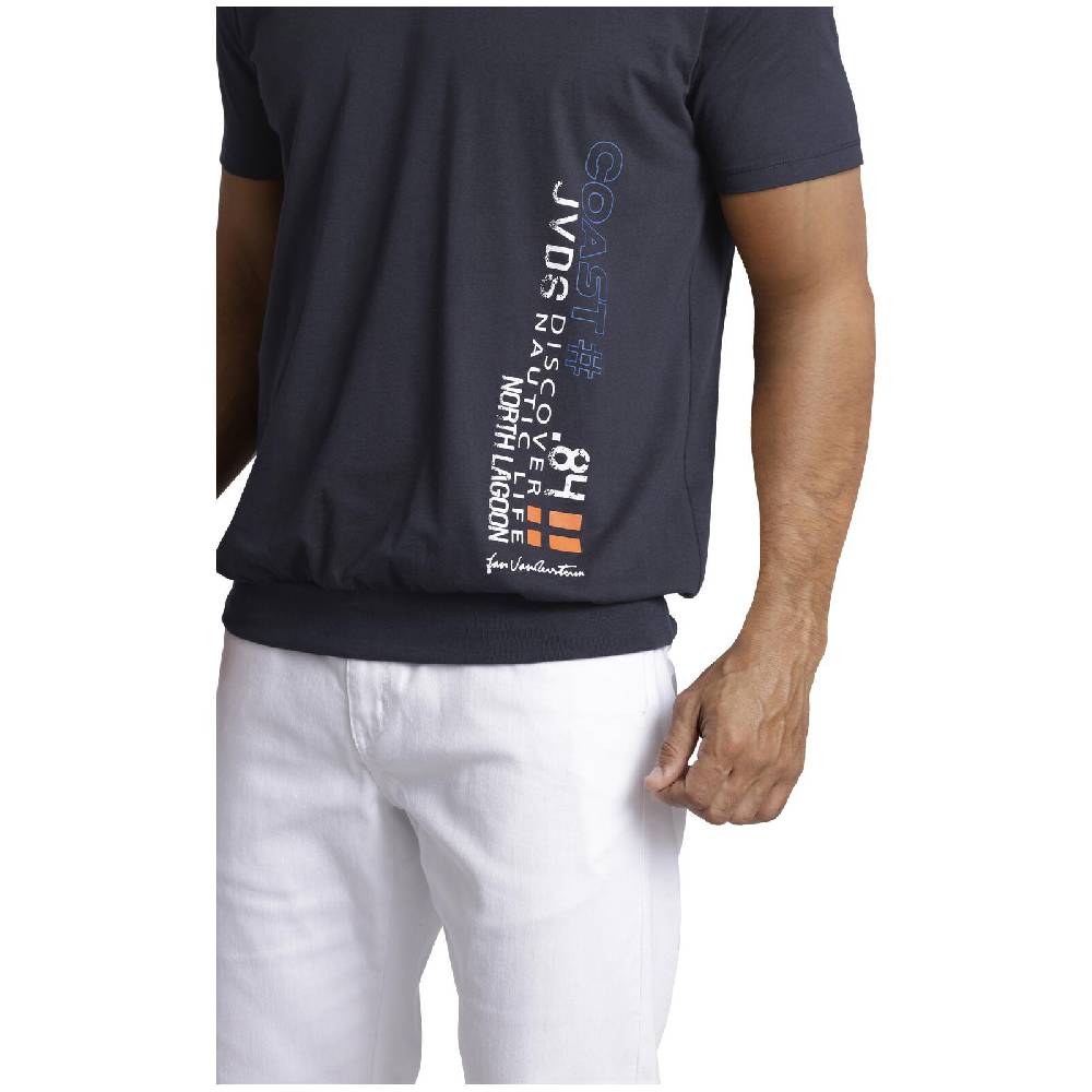 Jan Vanderstorm T-Shirt GILBRECHT dunkelblau Cyber Monday