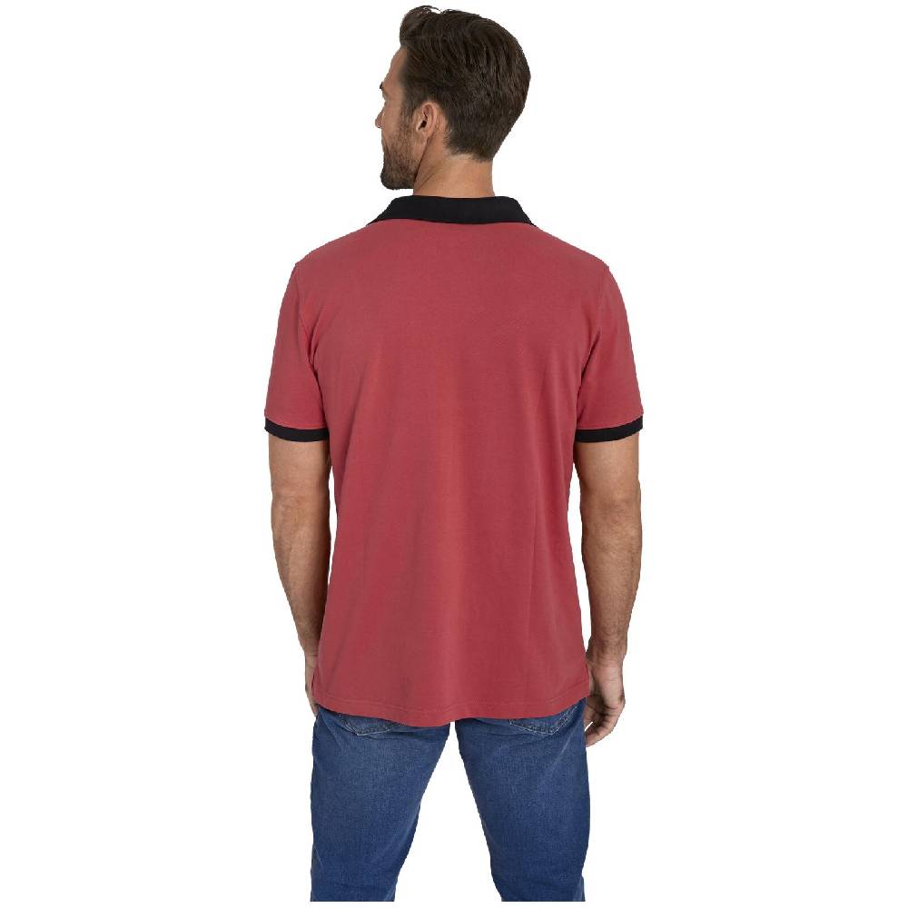 Jan Vanderstorm Doppelpack Poloshirt ELJAR beige hellrot Weihnachtsangebot