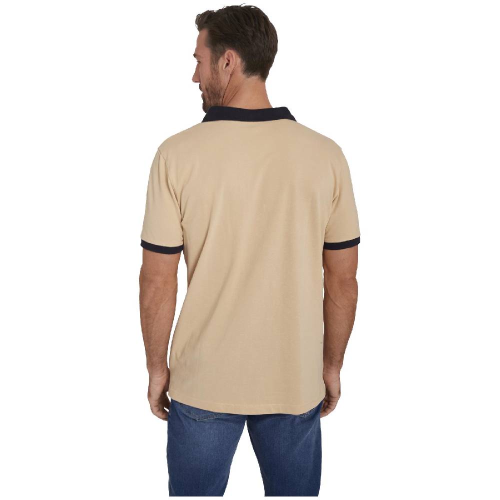 Jan Vanderstorm Doppelpack Poloshirt ELJAR beige hellrot Weihnachtsangebot