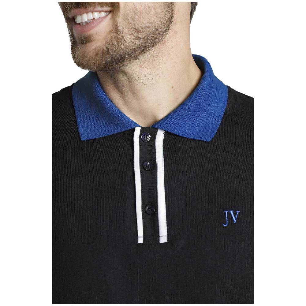 Jan Vanderstorm Poloshirt ISFRIED schwarz Vatertagsangebot