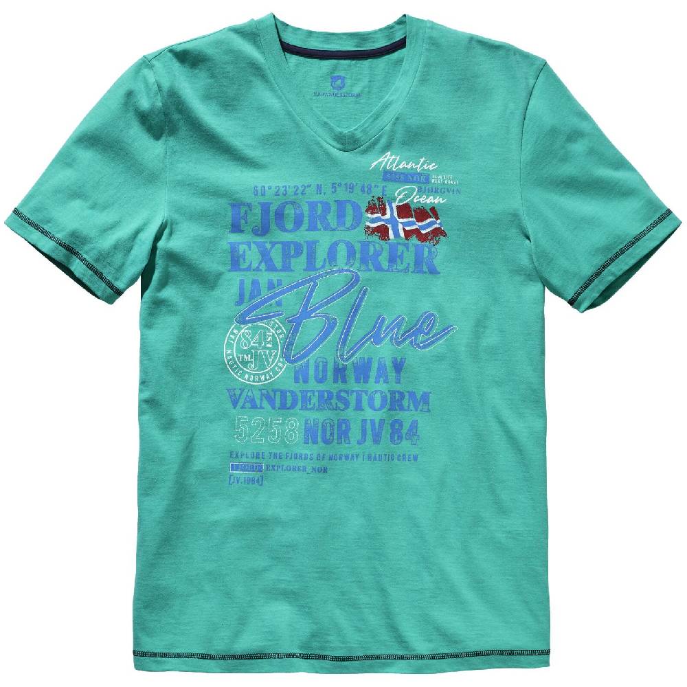 Jan Vanderstorm T-Shirt NORDGER grün Valentinstagsangebot