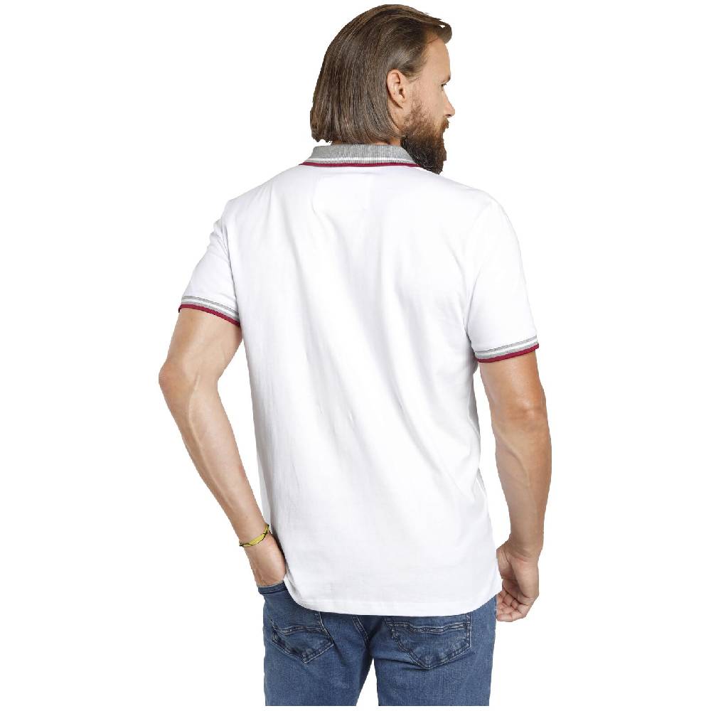 Jan Vanderstorm Doppelpack Poloshirt JOHAN weiß grau Online Outlet