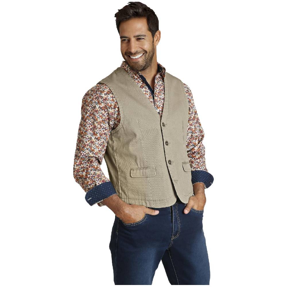 Jan Vanderstorm Weste TORELL beige Exklusive Angebote