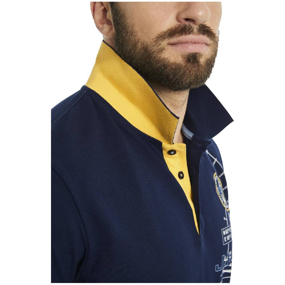 Jan Vanderstorm Poloshirt NICCO dunkelblau Große Rabatte