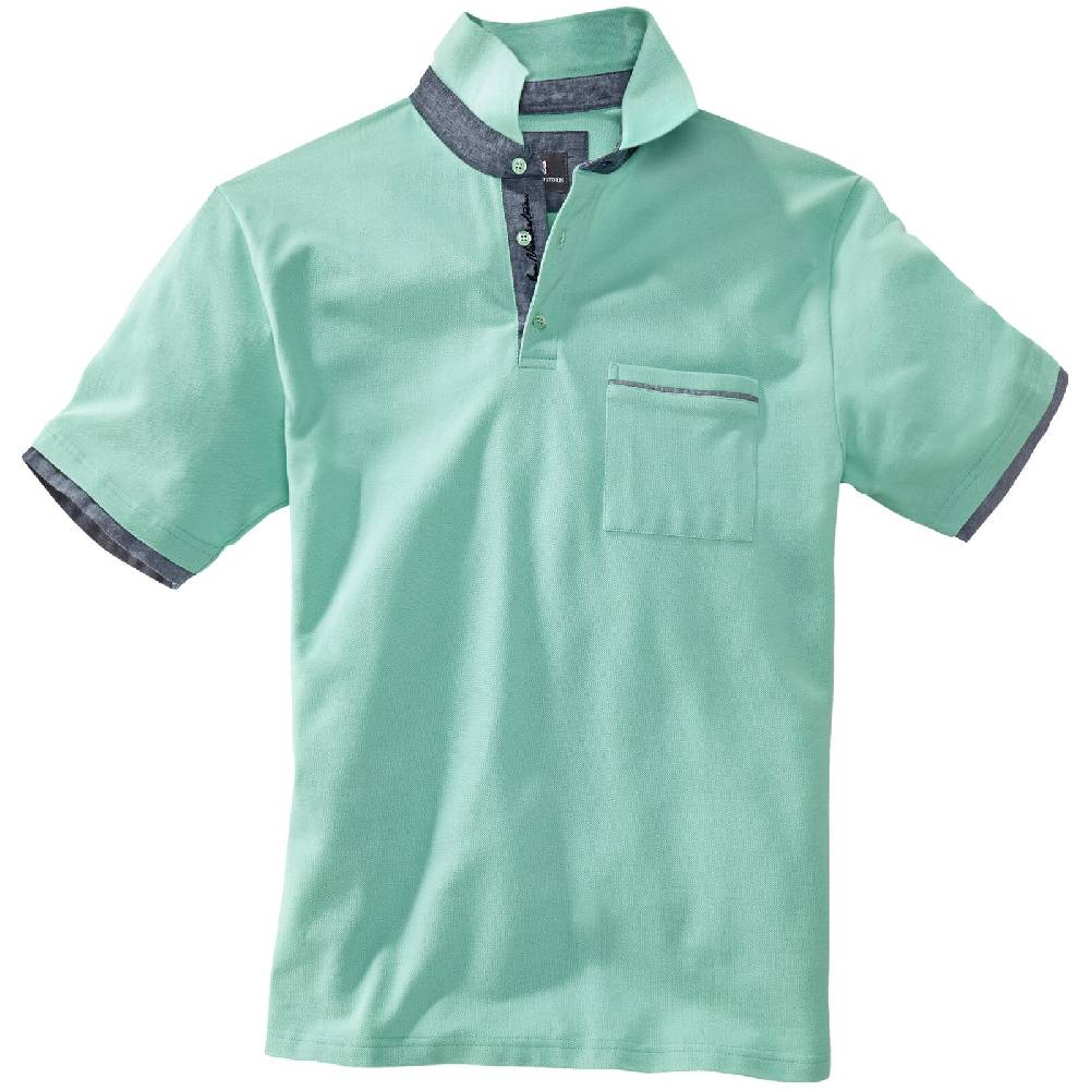 Jan Vanderstorm Poloshirt MELKER türkis Sonderangebote