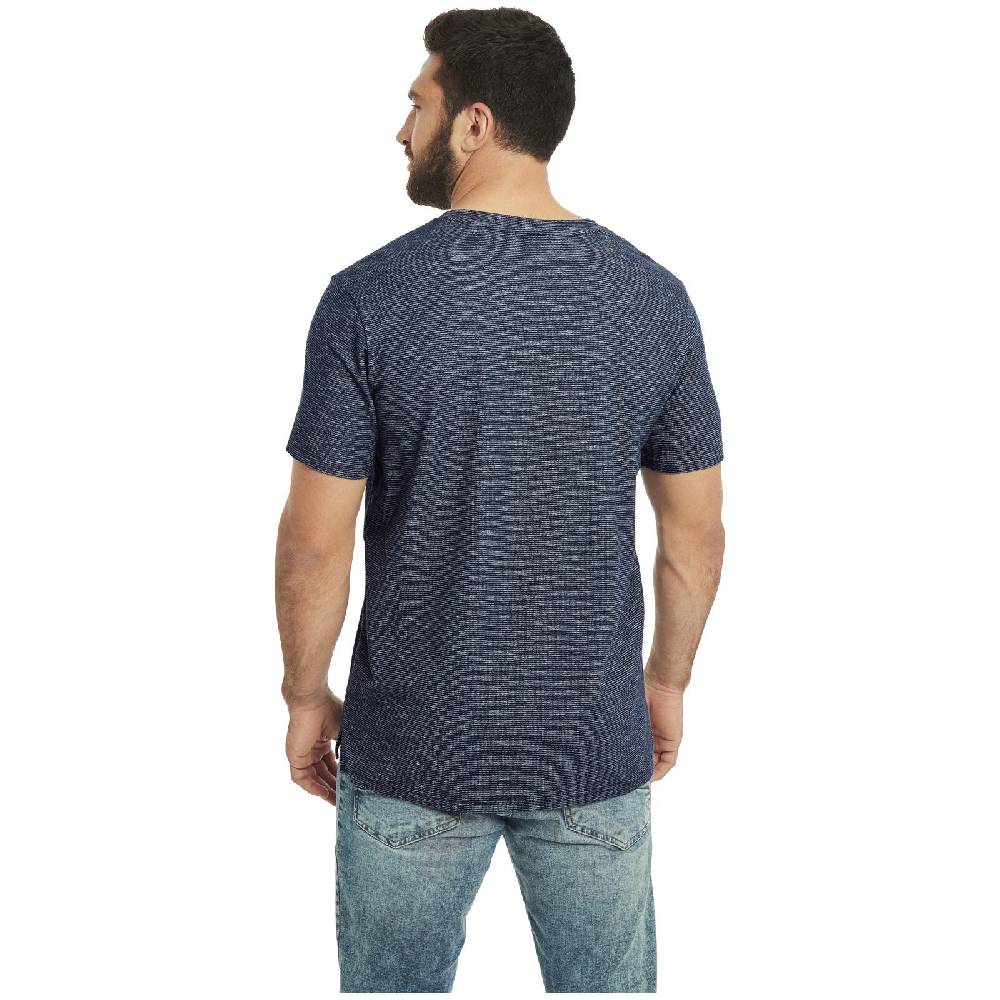 Jan Vanderstorm T-Shirt BENKT dunkelblau melange Letzte 3 Tage