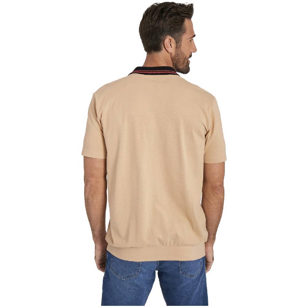 Jan Vanderstorm Poloshirt JONFRID beige Sonderangebot der Fabrik