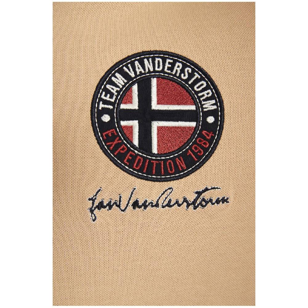Jan Vanderstorm Poloshirt JONFRID beige Sonderangebot der Fabrik