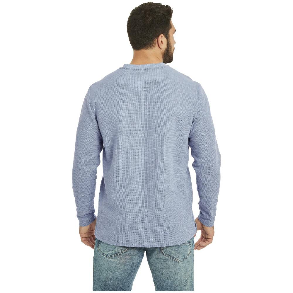Jan Vanderstorm Sweatshirt REGINALD hellblau melange Vierteljährliche Förderung