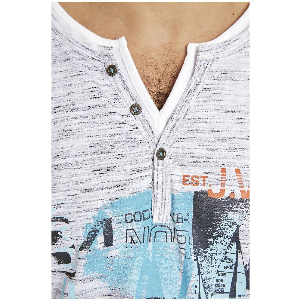 Jan Vanderstorm T-Shirt BALTFRIED hellgrau melange Bis zu 55% Rabatt