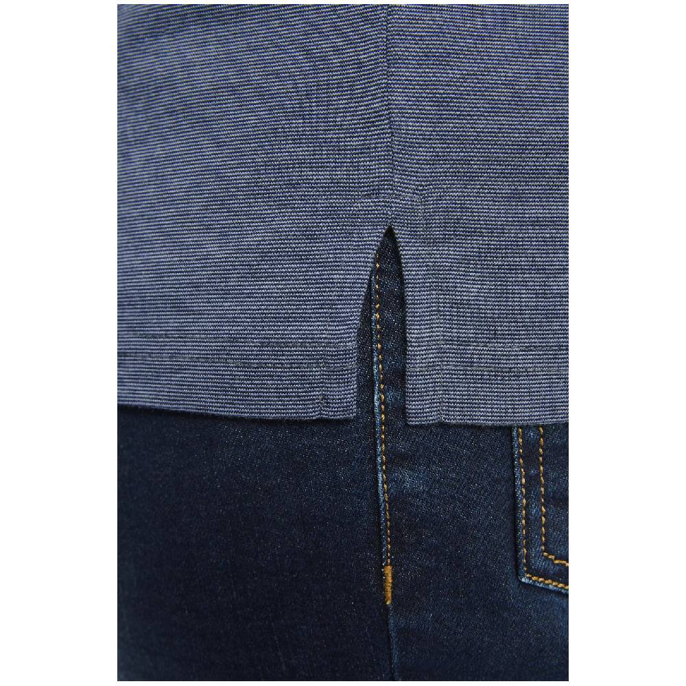 Jan Vanderstorm T-Shirt BERNULF blau melange Nur noch ein Tag übrig