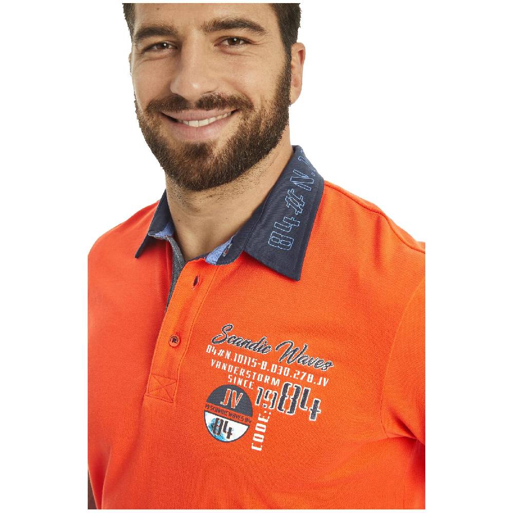 Jan Vanderstorm Poloshirt KODEWIN orange Clearance-Verkauf