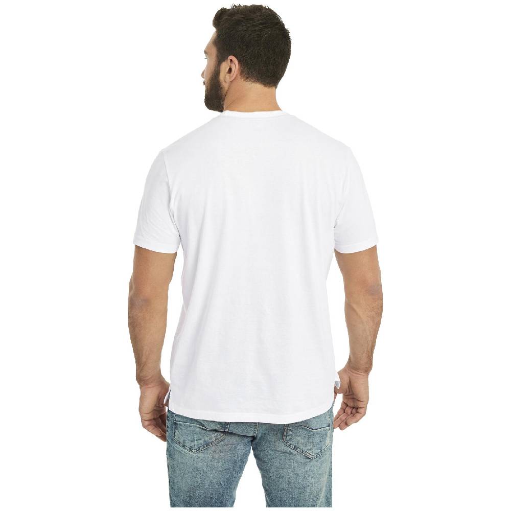 Jan Vanderstorm Doppelpack T-Shirt ADEKE weiß dunkelblau zollfrei