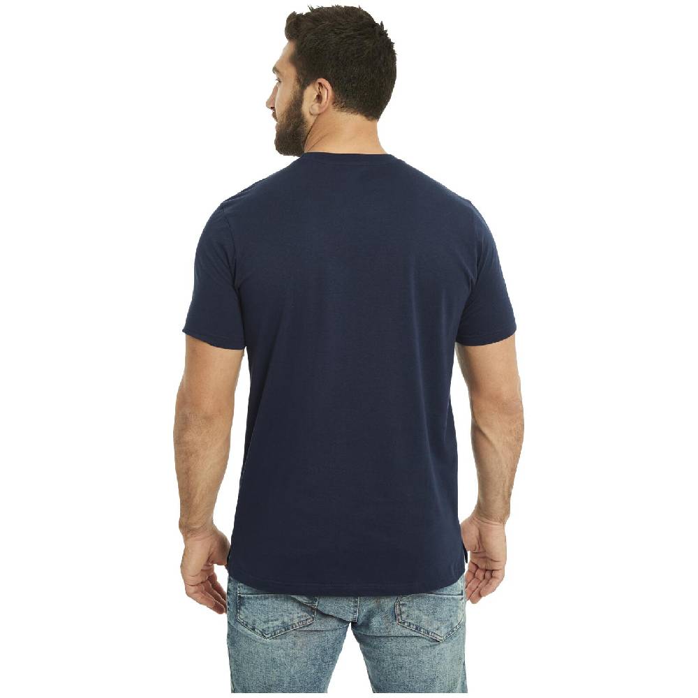 Jan Vanderstorm Doppelpack T-Shirt ADEKE weiß dunkelblau zollfrei