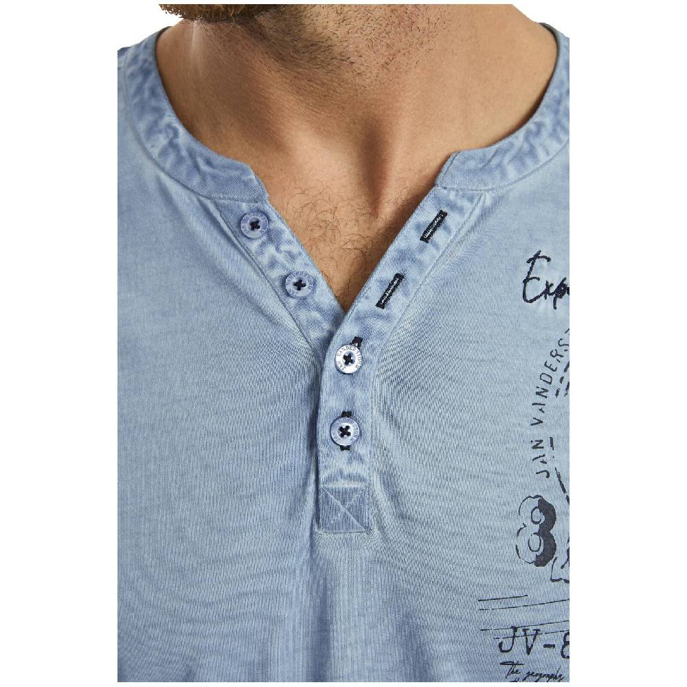 Jan Vanderstorm T-Shirt GODBERT hellblau 50% Rabatt für begrenzte Zeit