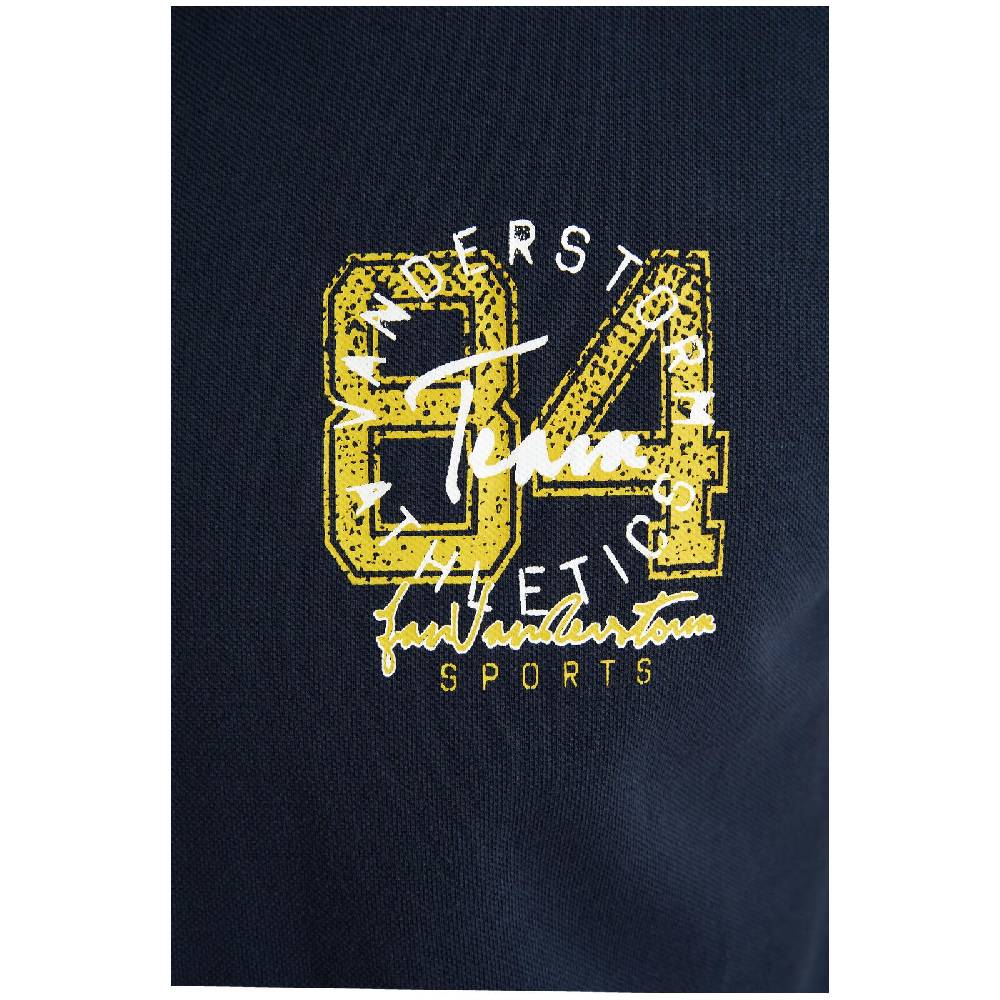 Jan Vanderstorm Doppelpack Poloshirt GLENN gelb dunkelblau im Angebot