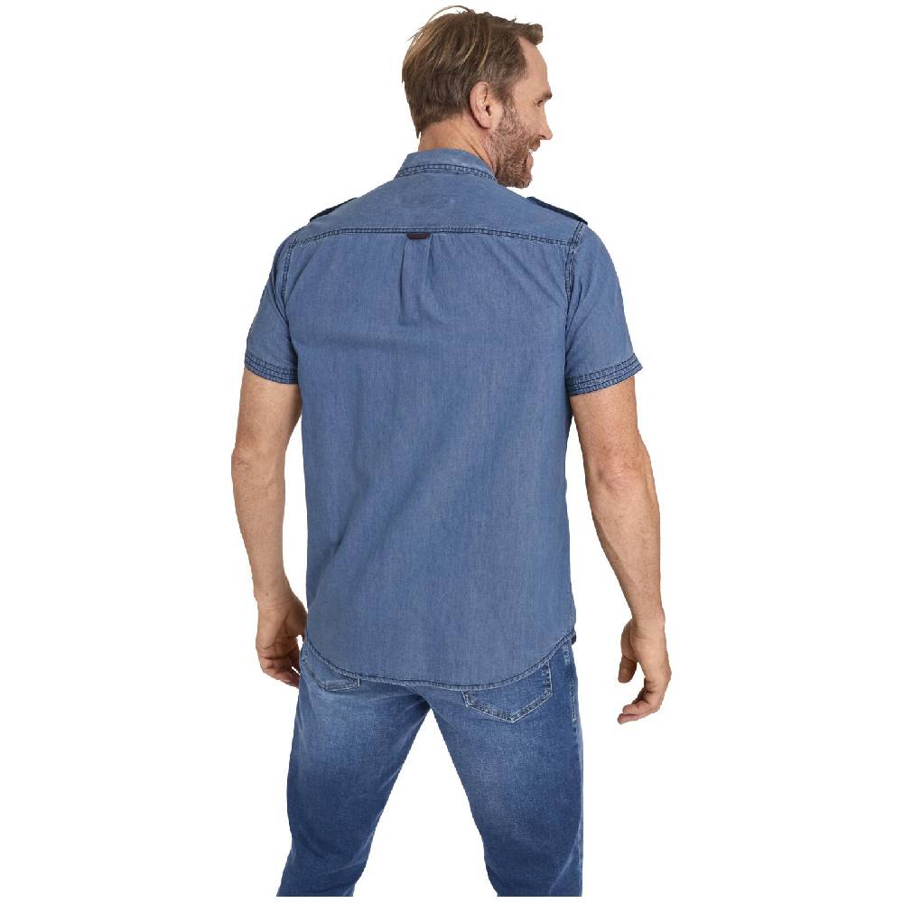 Jan Vanderstorm Jeanshemd LORENSIUS blau Blitzverkäufe
