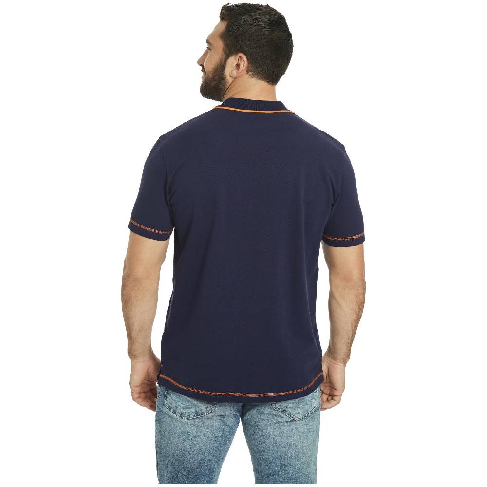 Jan Vanderstorm Poloshirt UFFE dunkelblau Fabrik Onlineshop