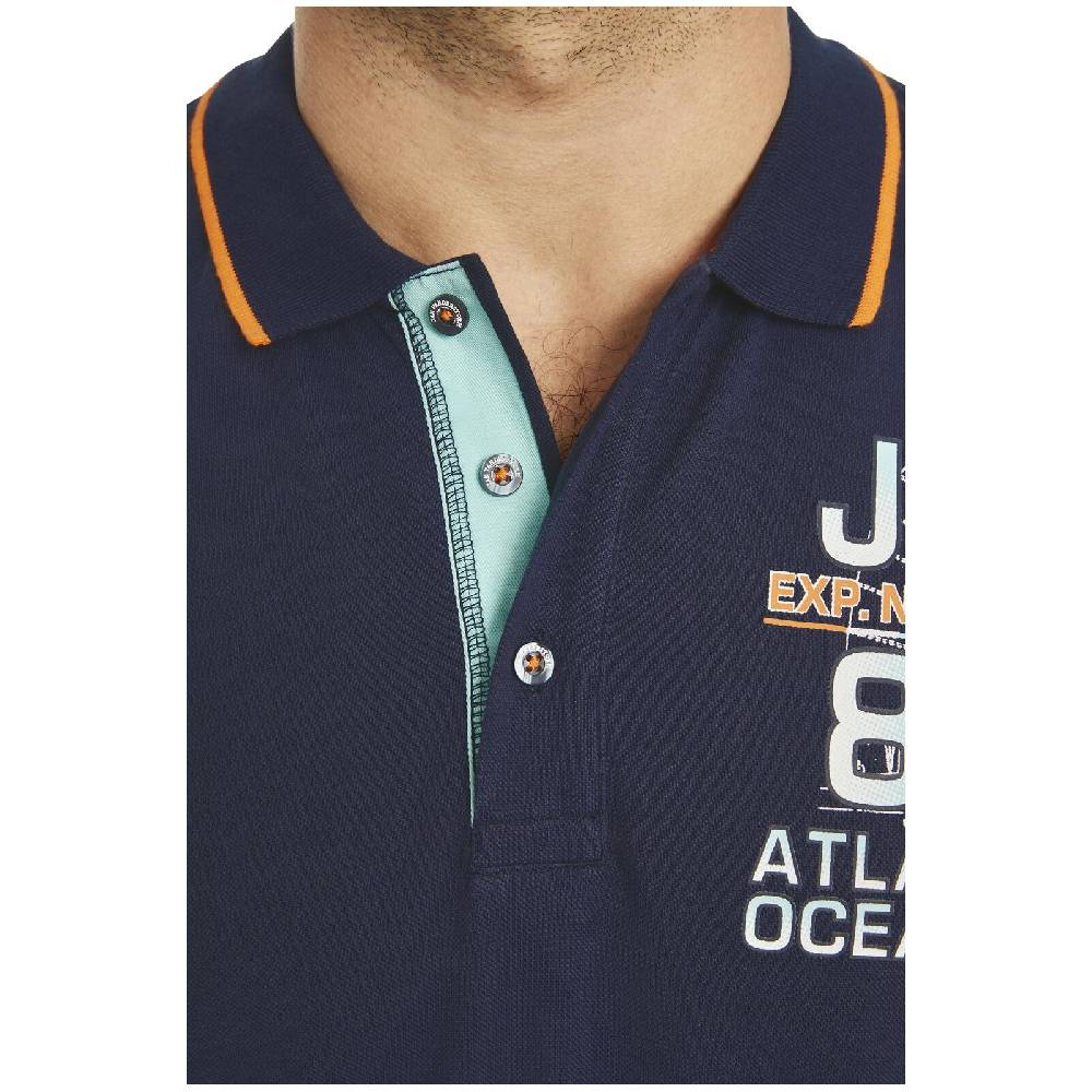 Jan Vanderstorm Poloshirt UFFE dunkelblau Fabrik Onlineshop