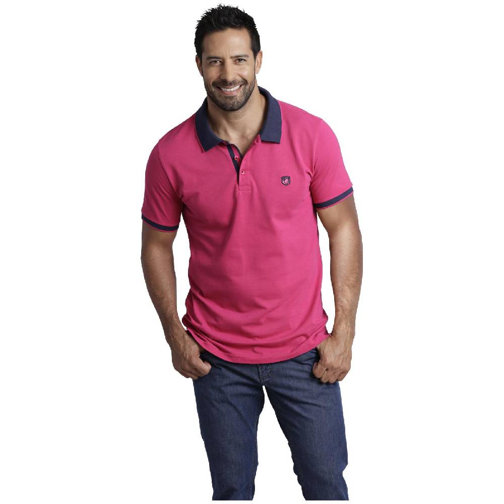 Jan Vanderstorm Poloshirt LAVRANS pink Rabatt
