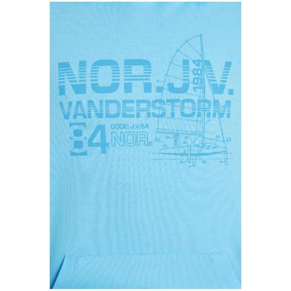 Jan Vanderstorm Sweatshirt JEPPE türkis Begrenztes Angebot