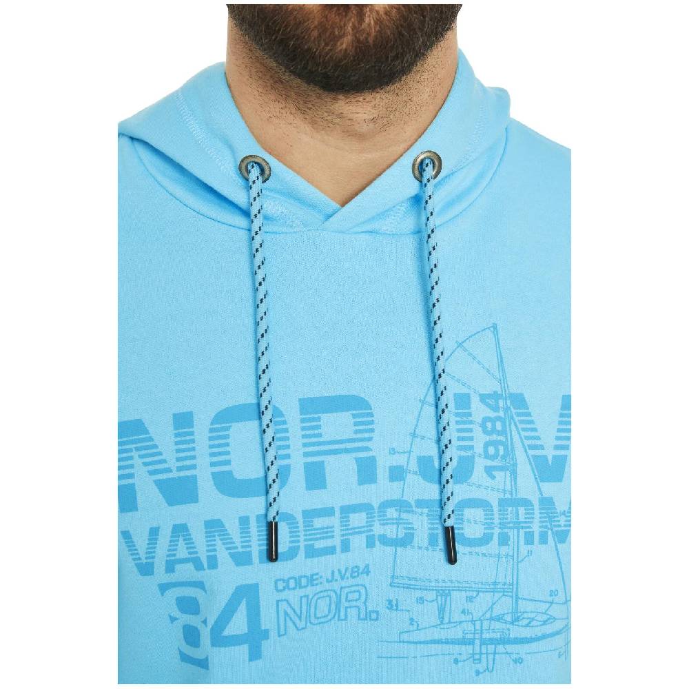 Jan Vanderstorm Sweatshirt JEPPE türkis Begrenztes Angebot