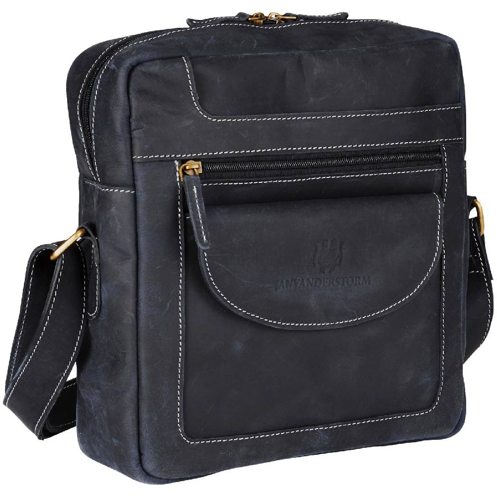Jan Vanderstorm Tasche DIETGER dunkelblau Blitzangebot