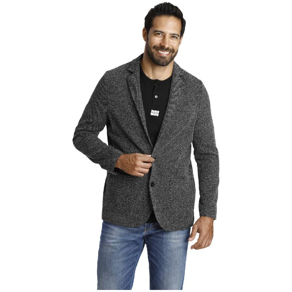 Jan Vanderstorm Jersey-Sakko ALBIN schwarz melange Nur noch ein Tag übrig