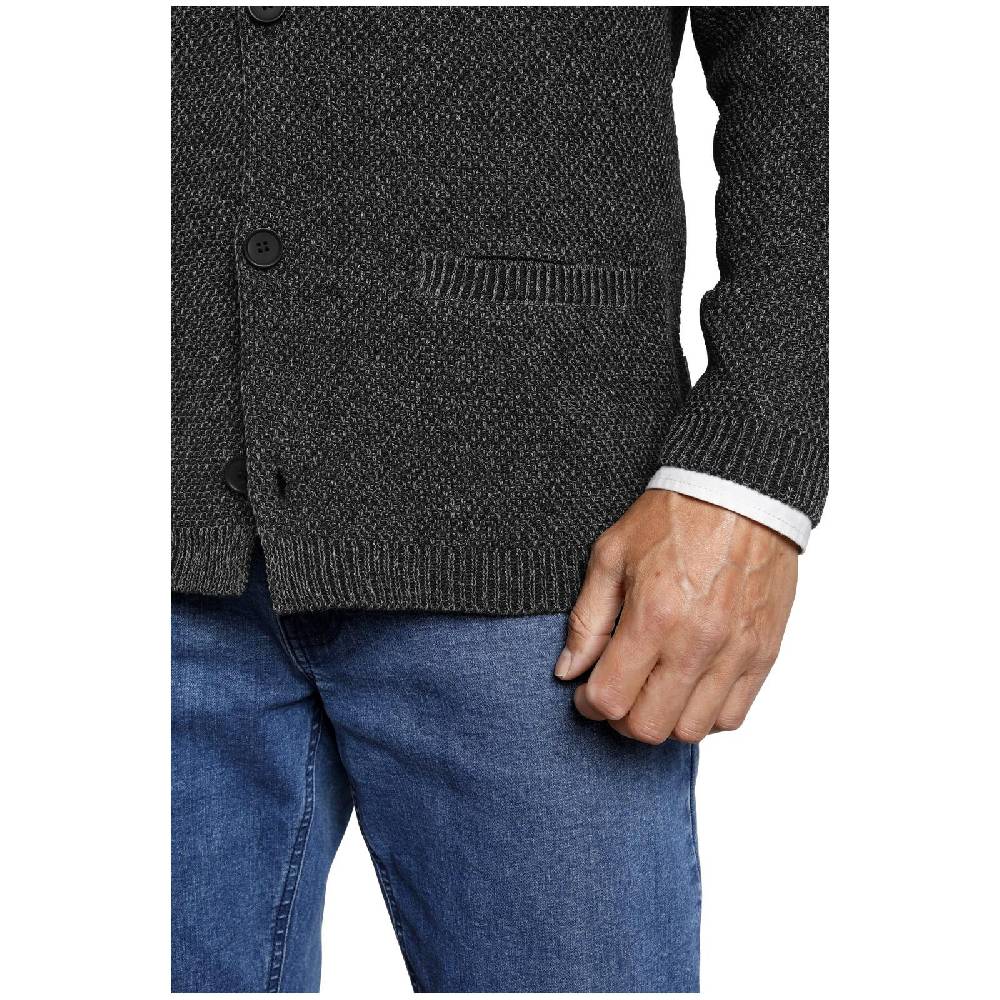 Jan Vanderstorm Strickjacke ASGER dunkelgrau Begrenzt auf 3 Tage