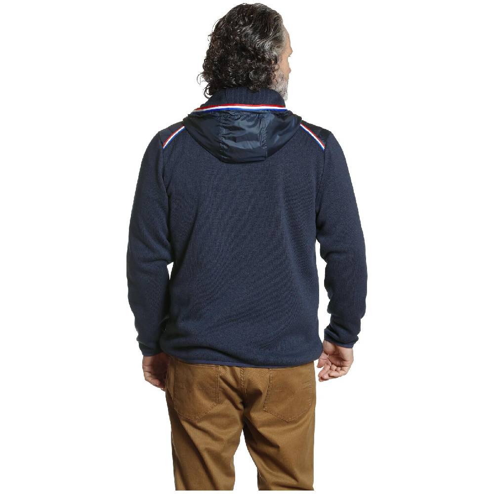 Jan Vanderstorm Strickfleecejacke STELLAN dunkelblau zollfrei