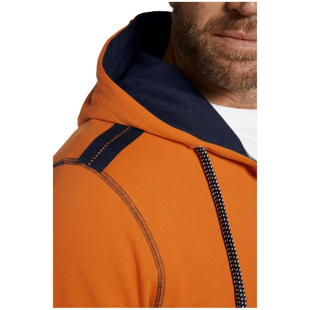 Jan Vanderstorm Sweatjacke RENKO orange Fabrikverkauf