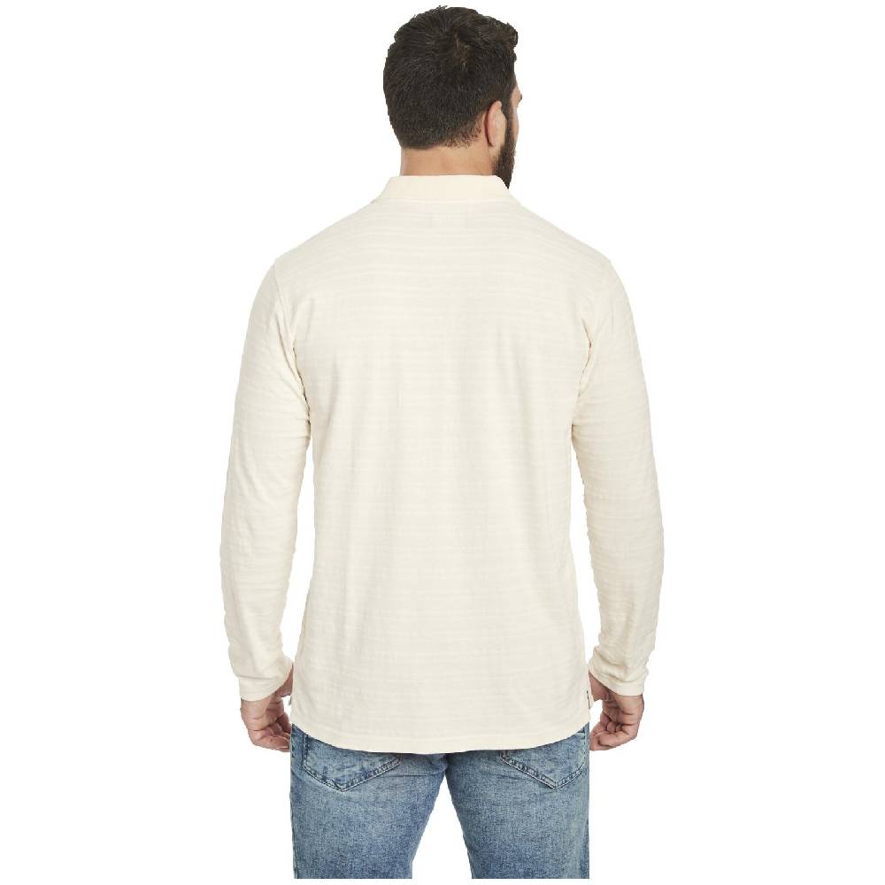 Jan Vanderstorm Langarm-Poloshirt AKILLES wollweiß Blitzverkäufe