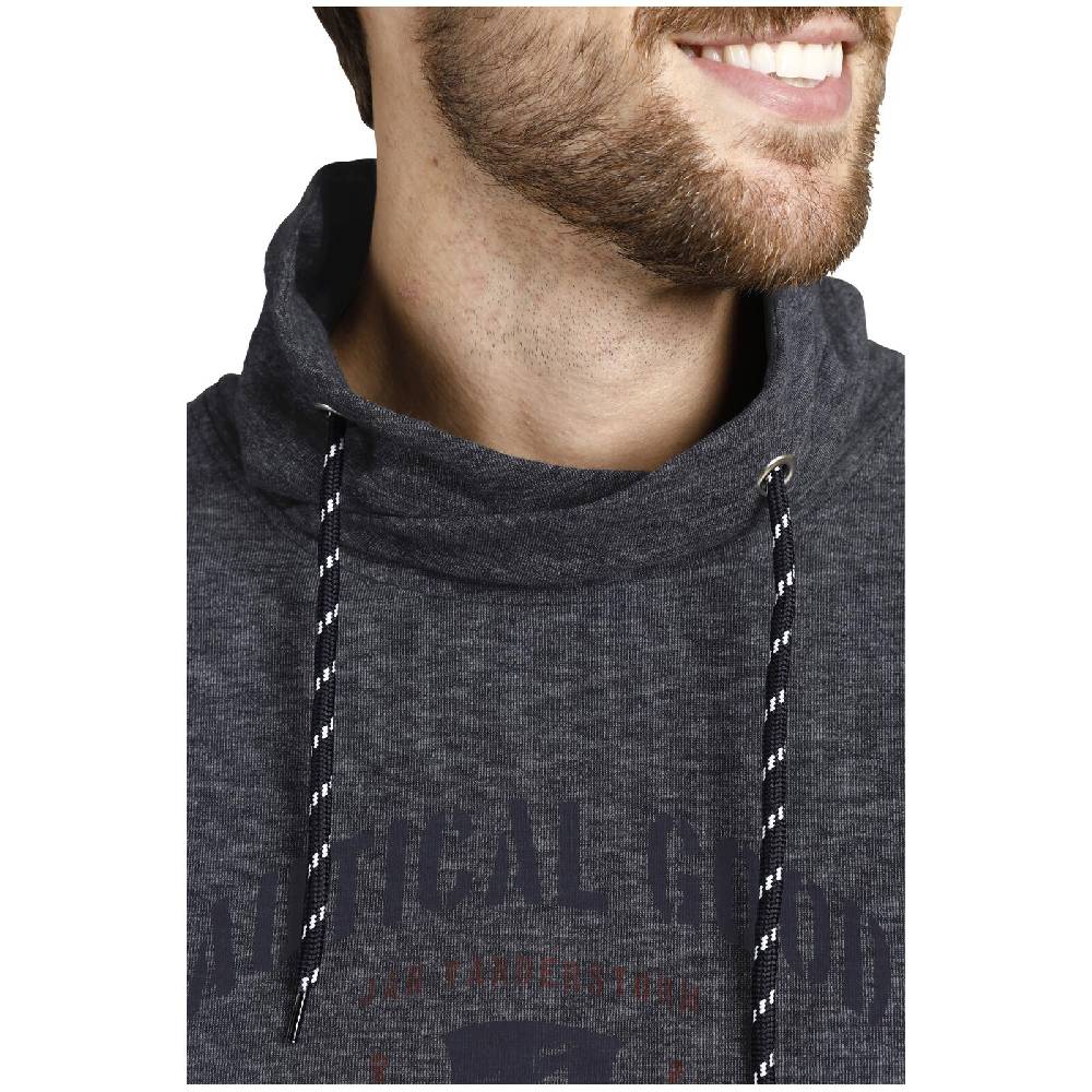 Jan Vanderstorm Sweatshirt HAGEN blau melange Saisonale Angebote