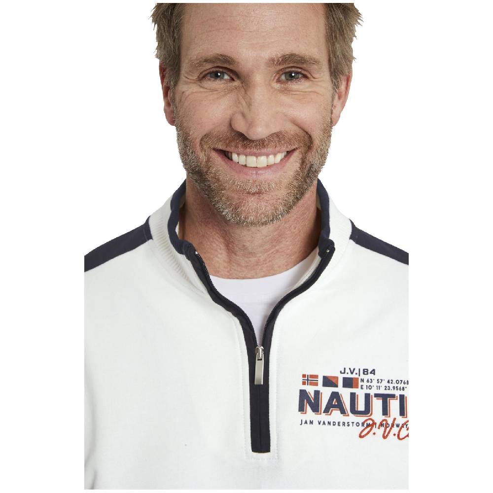 Jan Vanderstorm Sweatshirt ROSSKJELL wollweiß Riesige Ersparnisse