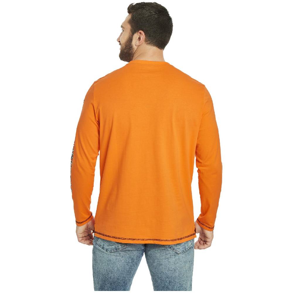 Jan Vanderstorm Langarmshirt BERTULI orange Super Sparpreis