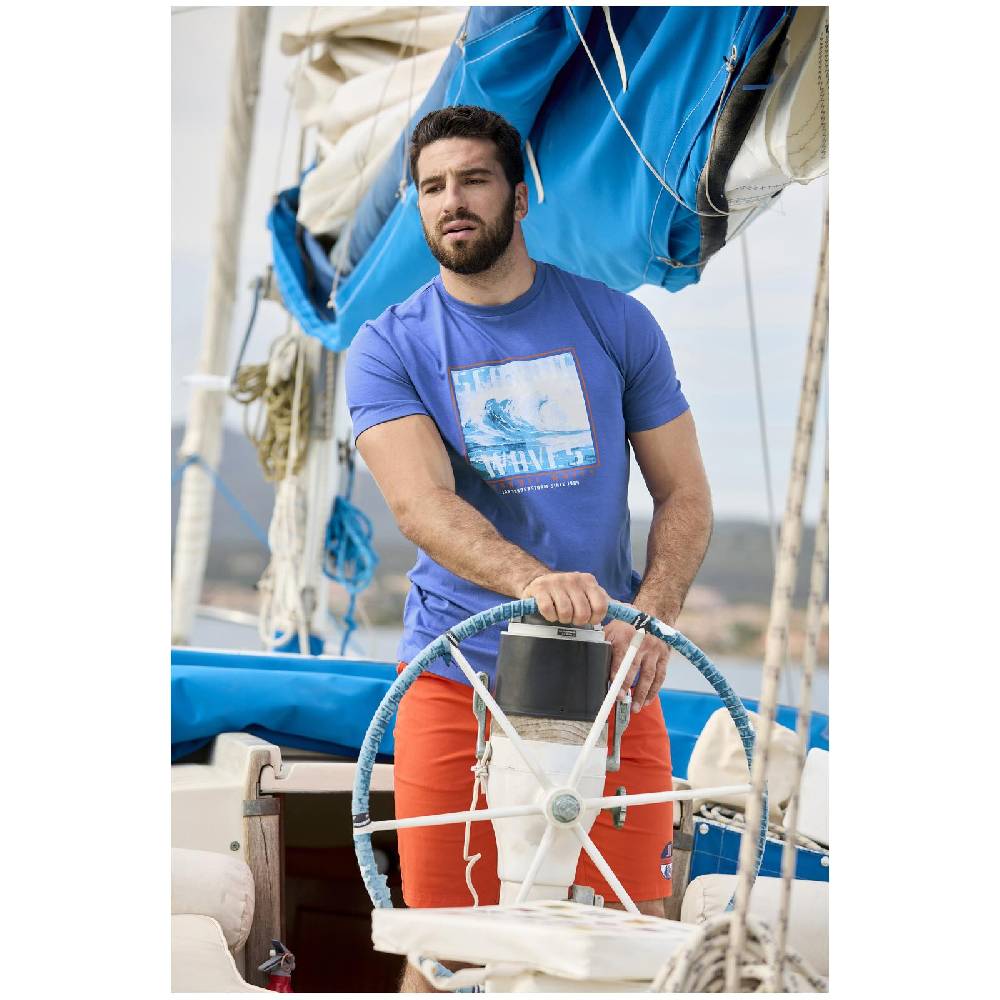 Jan Vanderstorm T-Shirt GERFRIED royal blau Begrenzte Freigabe