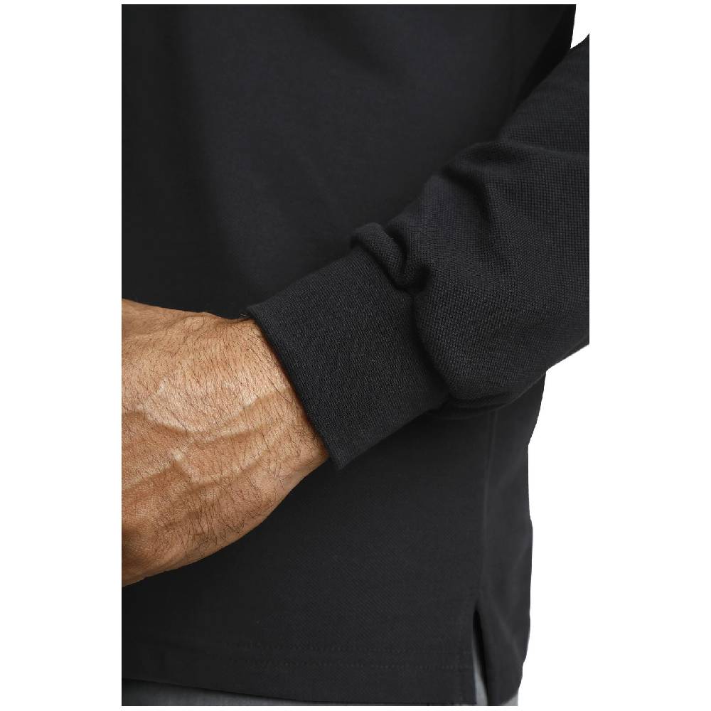 Jan Vanderstorm Langarm-Poloshirt ELLIS schwarz Neueste Stile