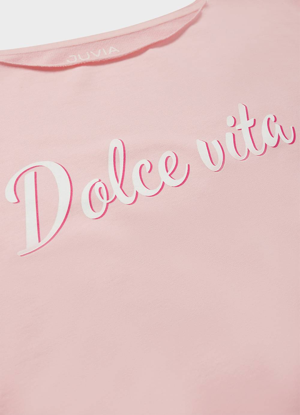 Juvia Dolce Vita Fleece Sweater Shortsleeve 50% Rabatt mit kostenlosem Versand