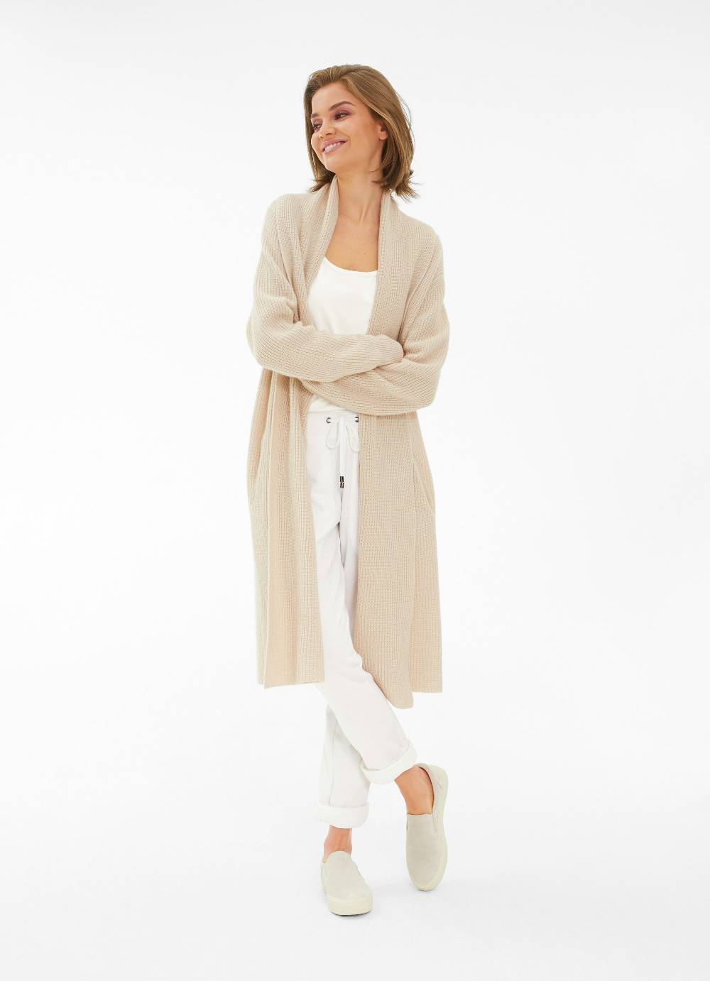 Juvia Langer Oversized - Cardigan Tägliche Deals