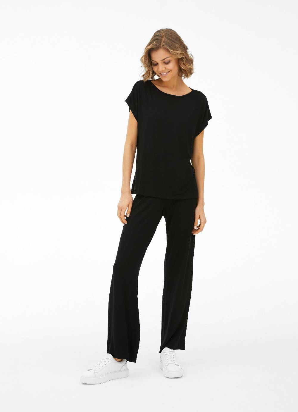 Juvia Wide Leg Fit - Jerseyhose Flash Sale