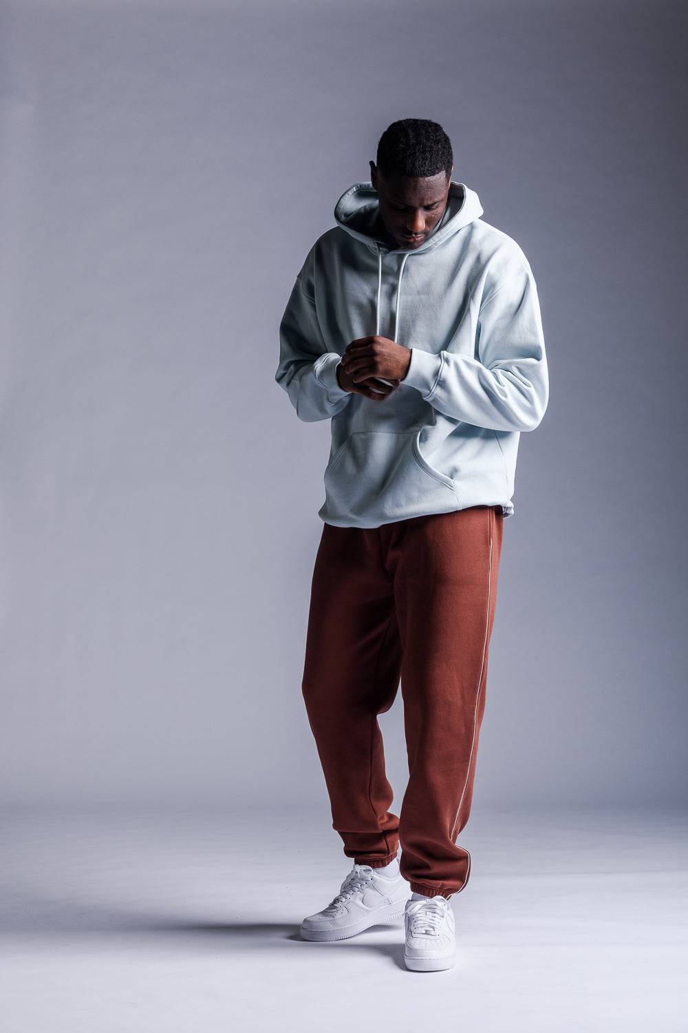 Karo Kauer Hoodie Ice Blue Outlet